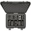 925 4UP Case w/Foam 18.7"x14.8"x7" Black