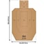 EZ Aim 18"x30" IPSC CB-T Silhouette Target & Backer 1/Pack