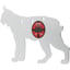 AR500 3/8" Silhouette / 1-Hole / Bobcat
