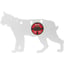 AR500 3/8" Silhouette / 1-Hole / Bobcat