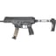 Kuna Tri-Lug 9mm Luger 6.125"BBL (2)30RD Mag w/Brace Black