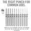 Accu-Punch Roll Pin Punch 11-Piece Set