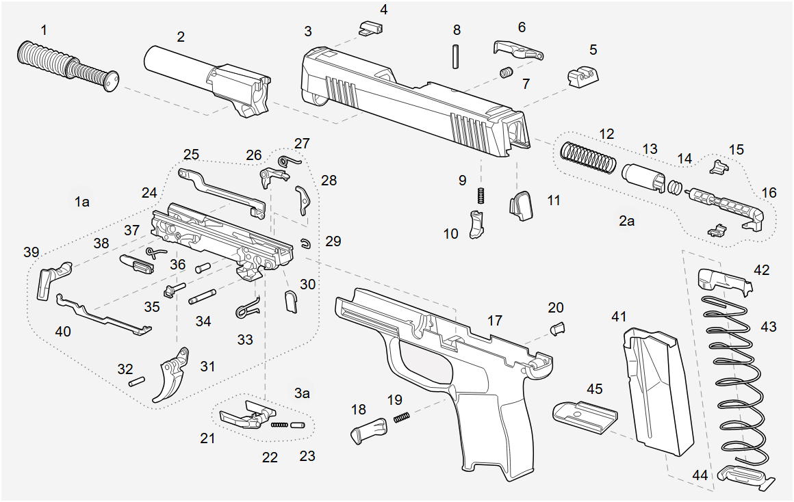 Sig Sauer P365 Schematic | Brownells