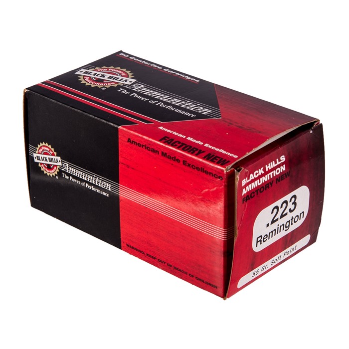 BLACK HILLS AMMUNITION - 223 REMINGTON 55GR SOFT POINT AMMO