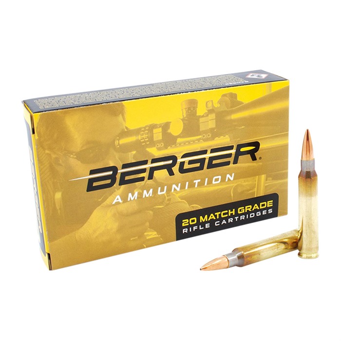 BERGER BULLETS - MATCH GRADE TARGET 223 REMINGTON AMMO