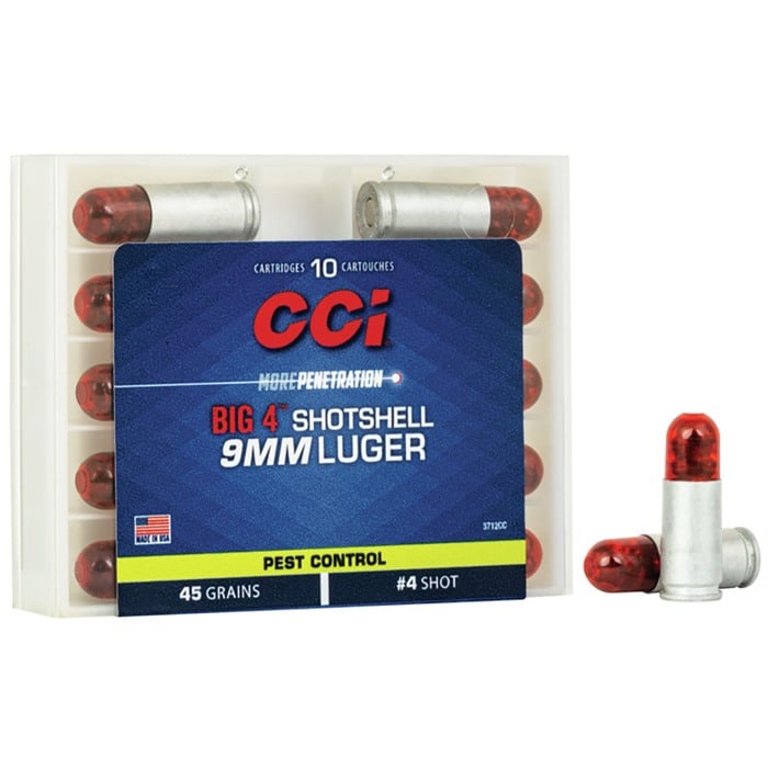 CCI - BIG 4 SHOTSHELL 9MM LUGER AMMO