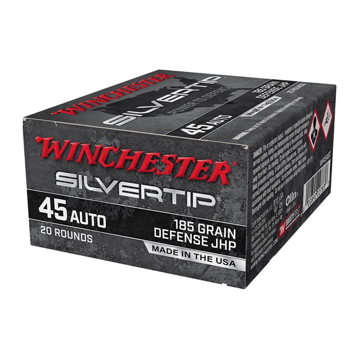 WINCHESTER SILVERTIP 45 ACP HANDGUN AMMO