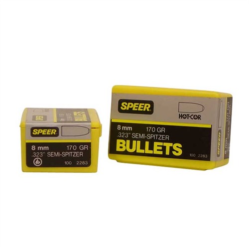 SPEER 8mm (0.323") 170gr Semi-Spitzer 100/Box