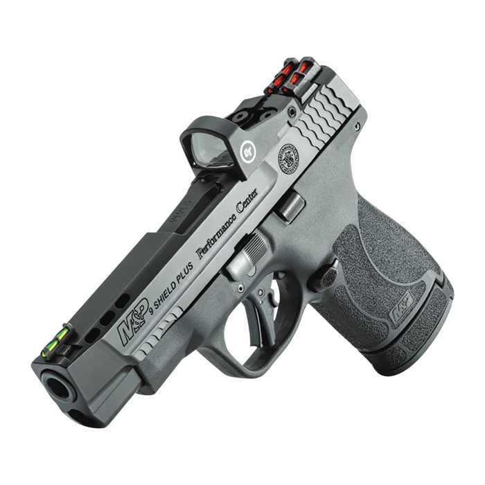 SMITH &amp; WESSON - PC M&amp;P 9 SHIELD PLUS NTS PORTED W/RED DOT 4&#39;