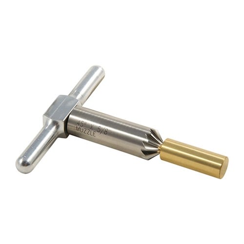 BROWNELLS 45 DEGREE MUZZLE/CYLINDER CHAMFERING CUTTER & BRASS PILOT