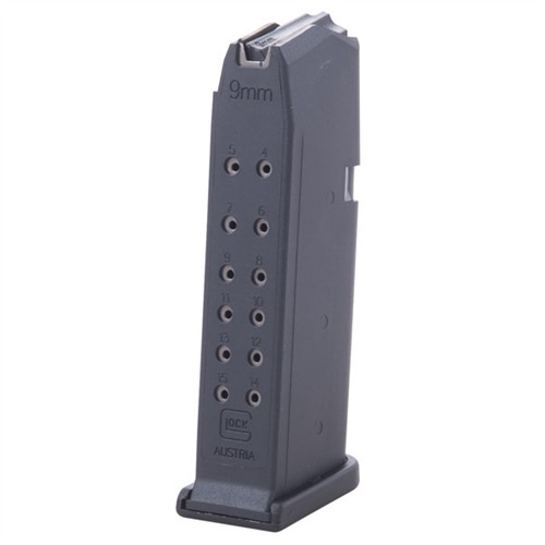 GLOCK Magazine fits 19, 9mm, 15-Round Black SKU: 100002772