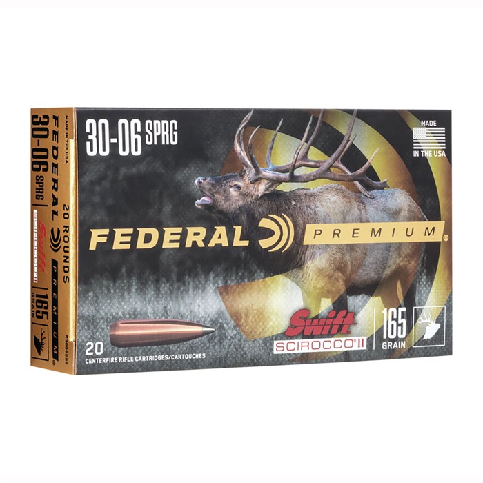 Federal 30-06 Ammunition P3006SS1 165 Grain Swift Scirocco 20 Rounds-img-2