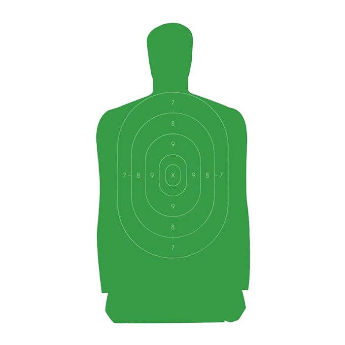 CHAMPION TARGETS B27FSA SILHOUETTE GREEN PAPER TARGETS