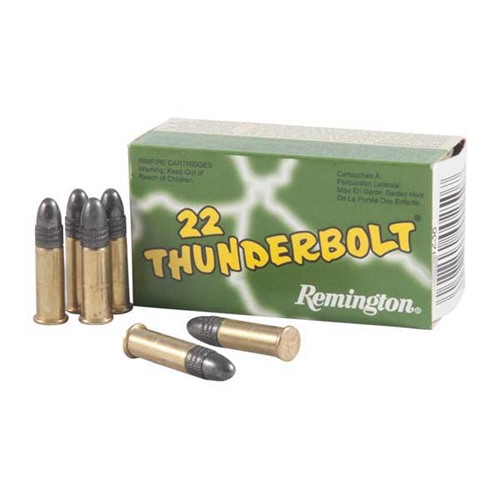 REMINGTON - THUNDERBOLT AMMO 22 LONG RIFLE 40GR LEAD ROUND NOSE