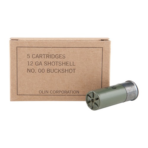 WINCHESTER - MILITARY GRADE AMMO 12 GAUGE 2-3/4&quot; #00 BUCKSHOT