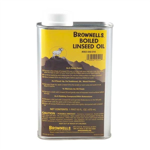 BROWNELLS BOILED LINSEED OIL