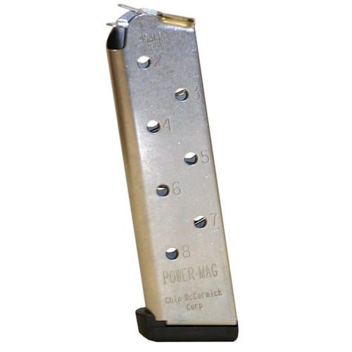 CHIP MCCORMICK CUSTOM LLC - 1911 8RD 45ACP POWER MAGAZINES