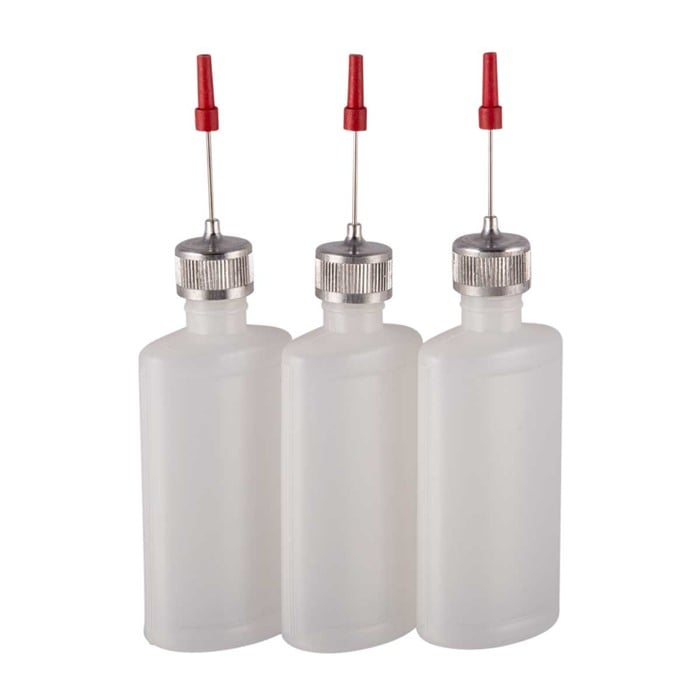 Long Needle Dispenser Bottle - 5 Pack 0.5 oz. Hypo Oilers