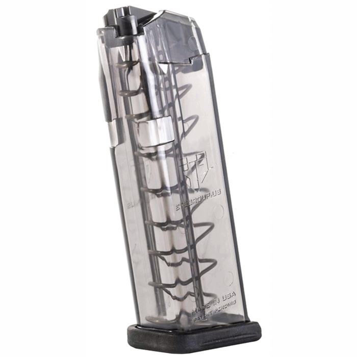 Elite Tactical Systems ETS Glock G19, G26 Magazine 9mm, 10 Rd. Translucent