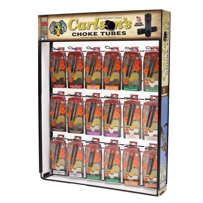 CARLSON'S - CARLSONS BLACK CLOUD DISPLAY RACK (12GA) 2 DEEP DROPSHIP ONLY