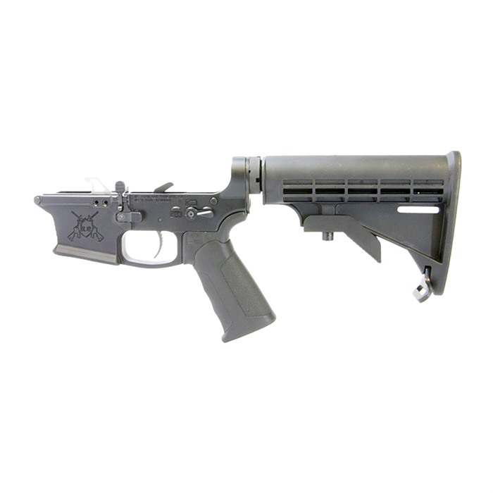 KE ARMS LLC - KE-9 BILLET COMPLETE LOWER RECEIVER W/ TRIGGER &amp; MAG CATCH 9MM