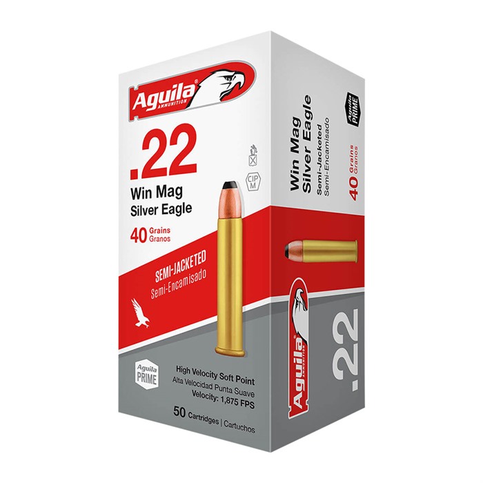 AGUILA - SILVER EAGLE .22 WIN MAG AMMO