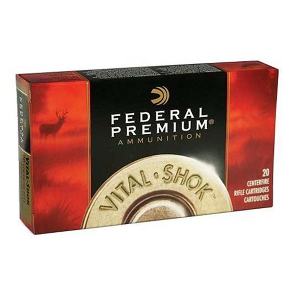 FEDERAL - VITAL-SHOK AMMO 30-06 SPRINGFIELD 165GR TROPHY BONDED TIP