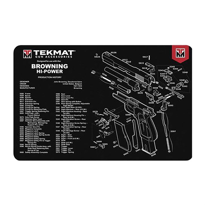 Gun Display Mat TEK MAT PISTOL GUN MATS
