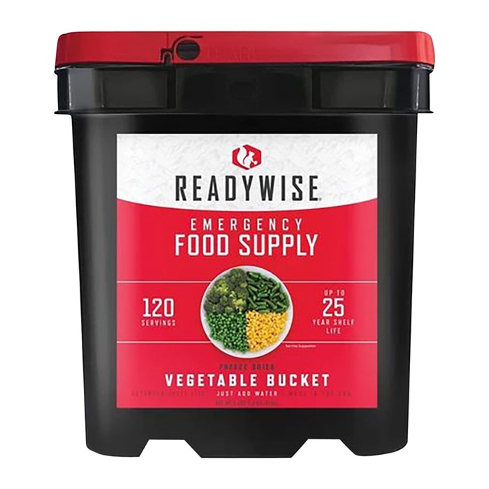 READYWISE - 120 SERVING FREEZE DRIED VEGETABLE BUCKET