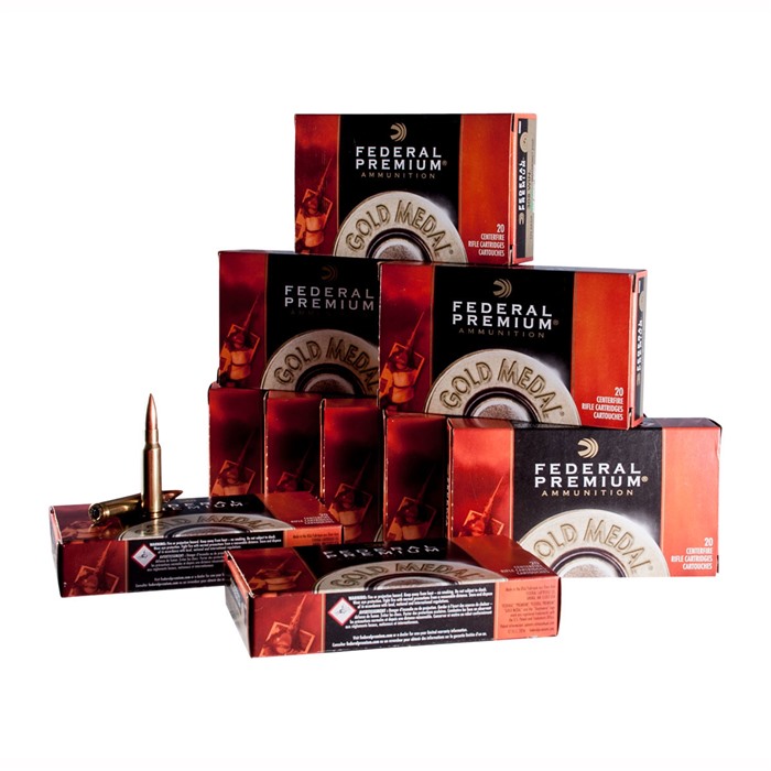 FEDERAL - GOLD MEDAL MATCH AMMO 308 WINCHESTER 168GR HPBT