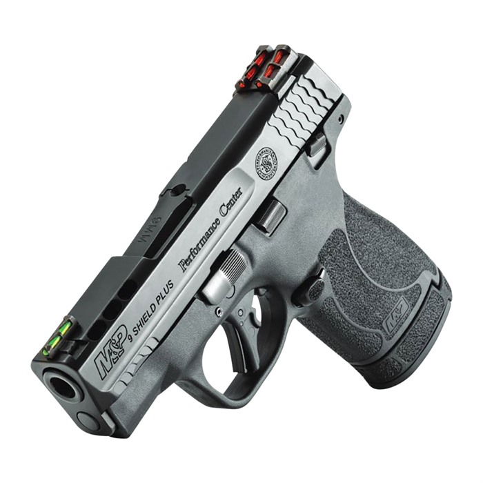 SMITH & WESSON - PC M&P 9 SHIELD PLUS 9MM FIBER OPTIC TS PORTED 3.1'