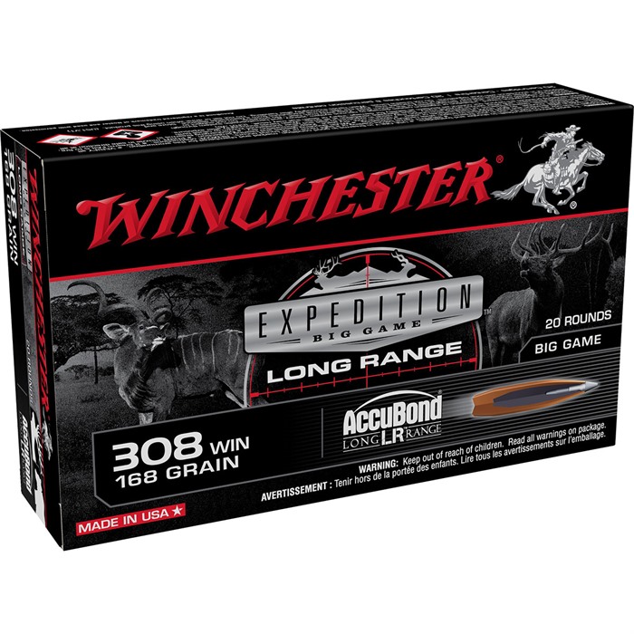 WINCHESTER - EXPEDITION BIG GAME LONG RANGE 308 WINCHESTER RIFLE AMMO