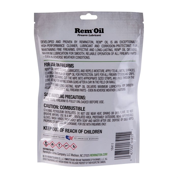 REMINGTON OIL WIPES