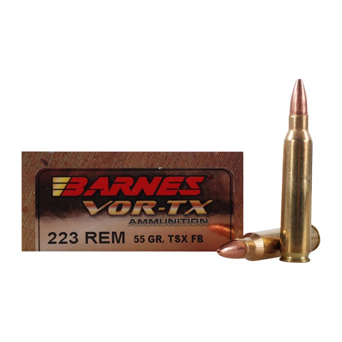 BARNES BULLETS - BARNES VOR-TX 223 REMINGTON AMMO