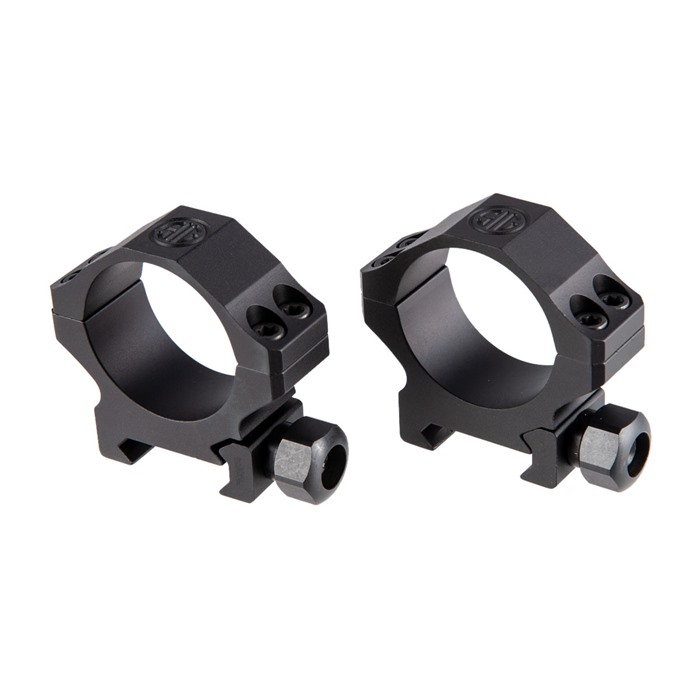 Sig Sauer Alpha-1 30mm High 6061 T6 Aluminum 2-Piece Tactical Mount, Matte Black - SOA10013