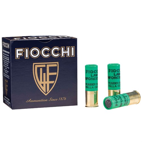 FIOCCHI AMMUNITION - Fiocchi Rubber Baton Slug 12ga 2.75" 4.8 Grams 10/bx