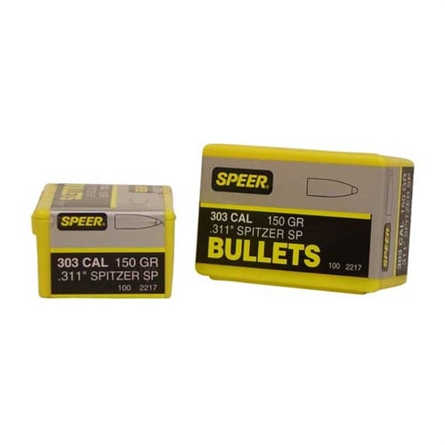SPEER 303 Caliber (0.311") 150gr Spitzer 100/Box