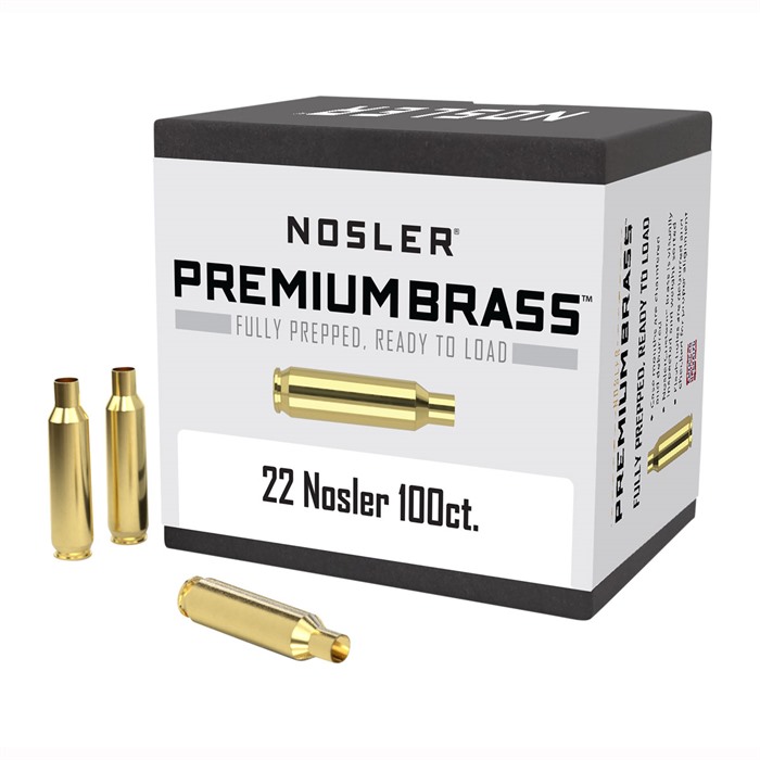NOSLER, INC. - 22 NOSLER BRASS