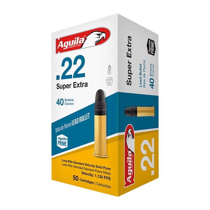 AGUILA - SUPER EXTRA STANDARD VELOCITY 22 LONG RIFLE RIMFIRE AMMO