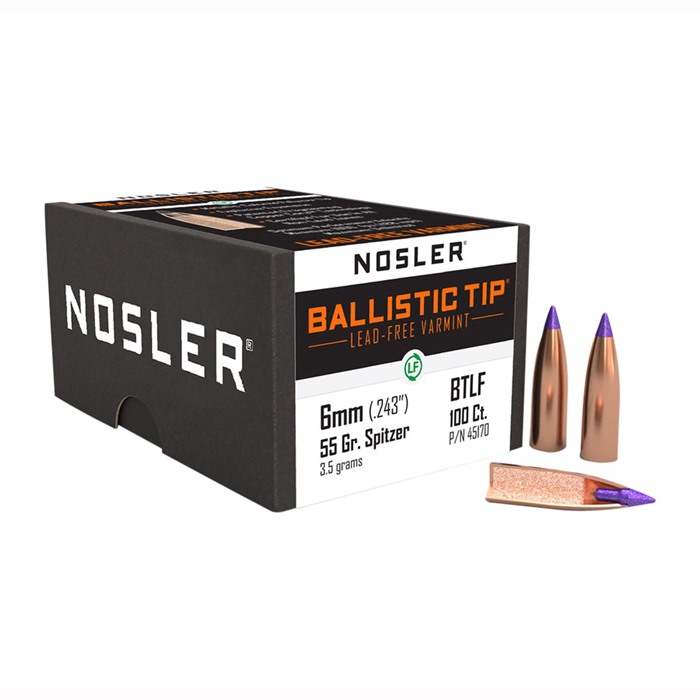 NOSLER, INC. BALLISTIC TIP LEADFREE BULLETS