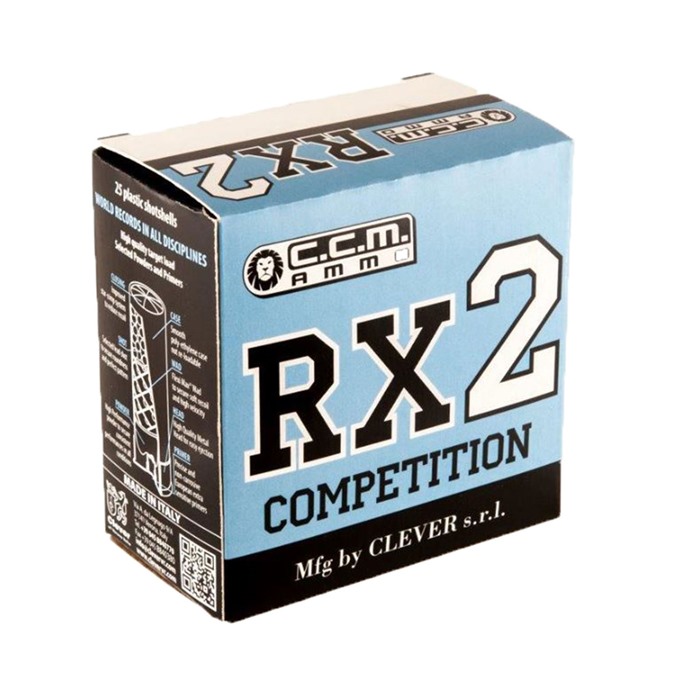 CLEVER RX 2 Competition 12GA 2-3/4" 1oz #8 Shot 250/Case