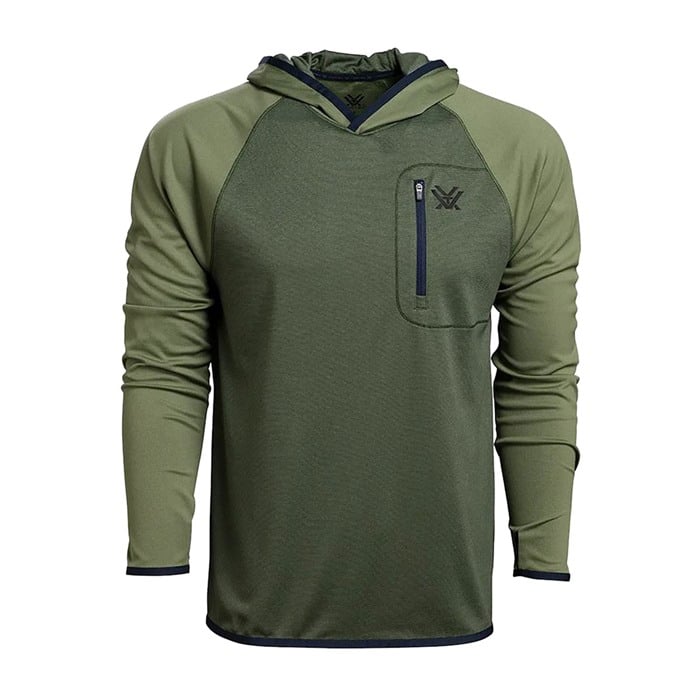 VORTEX OPTICS WEEKEND RUCKER LONG SLEEVE HOODED SHIRTS