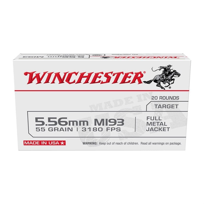 WINCHESTER - USA WHITE BOX 5.56MM RIFLE AMMO