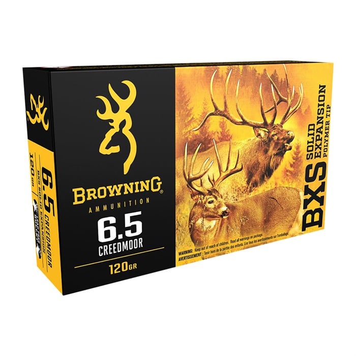BROWNING AMMUNITION - BXS BIG GAME & DEER 6.5 CREEDMOOR AMMO