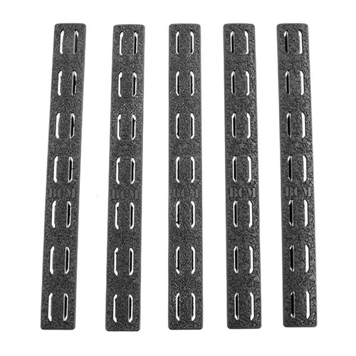 BRAVO COMPANY - AR-15 KEYMOD RAIL PANEL KIT 5-PACK RUBBER