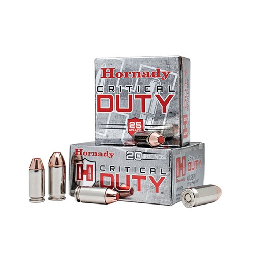 HORNADY - CRITICAL DUTY 45 ACP +P AMMO