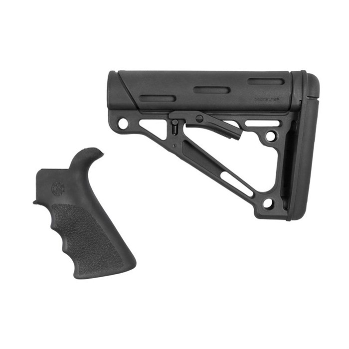 HOGUE - AR-15 FINGER GROOVE GRIP W/COLLAPSIBLE COMMERCIAL BUTTSTOCK