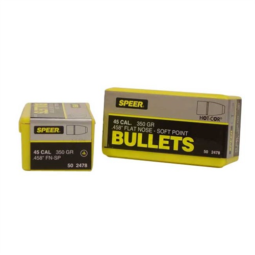 SPEER 458 Caliber (0.458") 350gr Soft Point Flat Nose 50/Box
