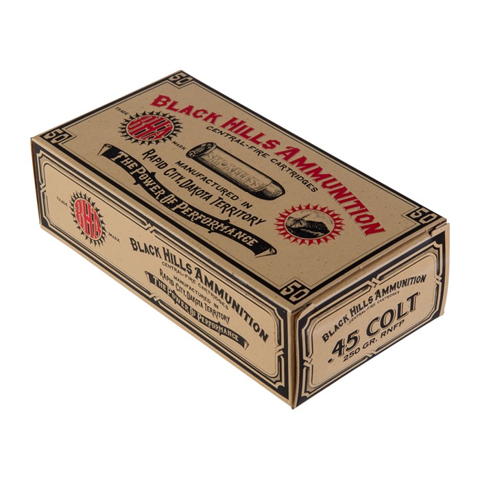 BLACK HILLS AMMUNITION - COWBOY ACTION 45 LONG COLT AMMO