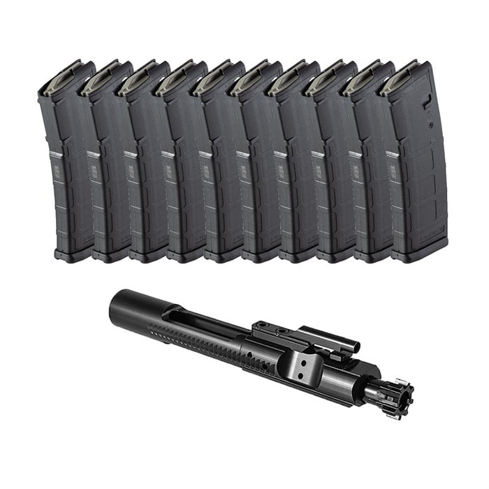 BROWNELLS BUNDLES - M16 BCG & MAGPUL AR-15 PMAG GEN M2 MOE MAGAZINE BUILDER'S BUNDLE